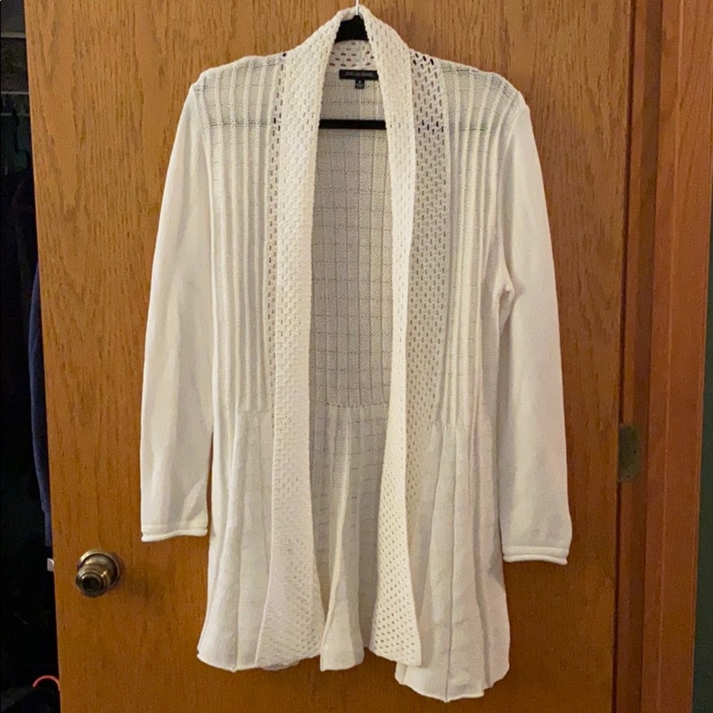 White/Cream Sweater Cardigan
